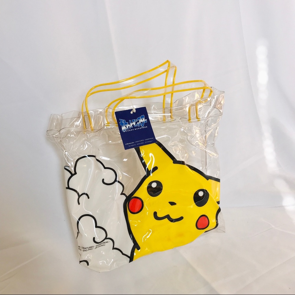 Y2K Clear Pikachu in the Clouds Tote ☁️⚡️